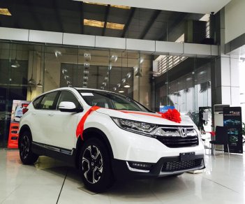 Honda CR V 1.5L Top 2018 - Bán Honda CRV 2018 1.5L màu trắng, nhập khẩu Thái Lan, giao ngay, giá tốt nhất Hà Nội, liên hệ: 0948394416