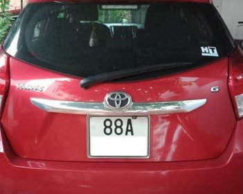 Toyota Yaris  1.3 AT  2015 - Cần bán gấp Toyota Yaris 1.3 AT năm 2015, màu đỏ, nhập khẩu  