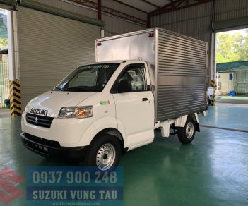 Suzuki Super Carry Pro 2018 - Bán xe tải thùng kín inox 3 cửa 750kg