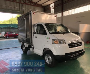 Suzuki Super Carry Pro 2018 - Bán xe tải thùng kín inox 3 cửa 750kg