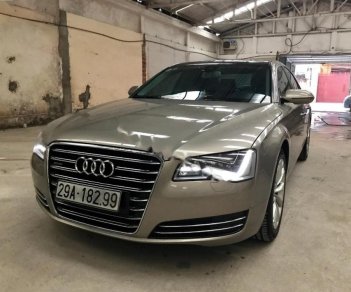 Audi A8  L 4.2 Quattro  2011 - Bán Audi A8 sản xuất năm 2011, màu vàng, nhập khẩu nguyên chiếc chính chủ