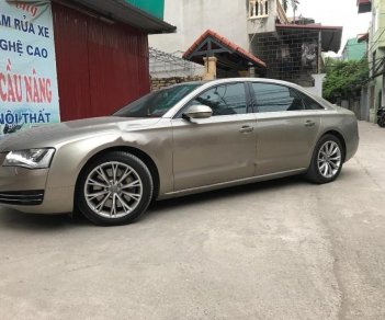 Audi A8  L 4.2 Quattro  2011 - Bán Audi A8 sản xuất năm 2011, màu vàng, nhập khẩu nguyên chiếc chính chủ