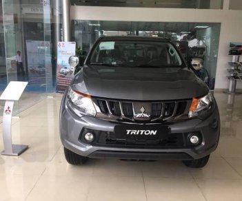 Mitsubishi Triton   2018 - Bán ô tô Mitsubishi Triton đời 2018, màu xám, xe nhập, giá chỉ 555.5 triệu