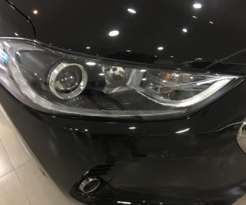 Hyundai Elantra 1.6 MT 2018 - Hyundai Elantra 1.6MT màu đen, xe có sẵn giao ngay, hỗ trợ vay trả góp đến 90% lãi suất ưu đãi. LH: 0903 175 312