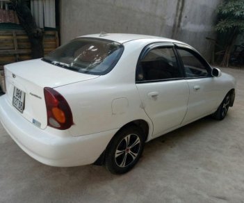 Daewoo Lanos 2001 - Cần bán gấp Daewoo Lanos đời 2001, màu trắng