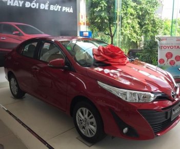 Toyota Vios 1.5E CVT 2018 - Cần bán xe Toyota Vios 1.5E CVT sản xuất 2018, màu đỏ