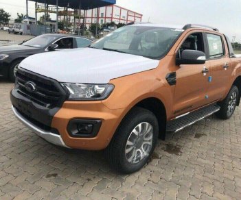 Ford Ranger 2.0 Bi-Turbo 2018 - Vua bán tải Ford Ranger 2.0 Bi-Turbo sản xuất năm 2018, màu cam, nhập khẩu, giá 918tr