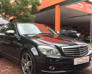 Mercedes-Benz C class C200K 2008 - Cần bán lại xe Mercedes C200K 2008, màu đen