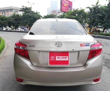 Toyota Vios E 2016 - Bán Toyota Vios E đời 2016, màu vàng cát