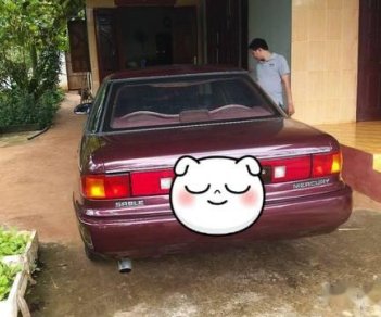 Mercury Sable    1992 - Cần bán xe Mercury Sable năm sản xuất 1992, màu đỏ, nhập khẩu  