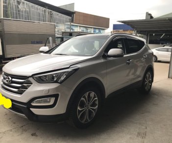 Hyundai Santa Fe 2.4AT 4WD  2015 - Bán ô tô Hyundai Santa Fe 2.4AT 4WD 7 chỗ đời 2015, màu trắng, giá 936tr