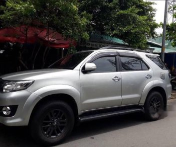 Toyota Fortuner   2015 - Cần bán xe Fortuner máy xăng, màu bạc 2015, biển số cực đẹp, xe cực hoàn hảo