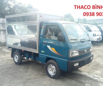 Thaco TOWNER 800 2018 - Bán ô tô Thaco Towner 800 năm 2019 tại Bình Dương, thùng kín 850kg, trả trước 60tr lấy xe, liên hệ 0938903292