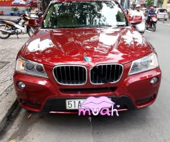 BMW X3 2.0 L AT 2013 - Cần bán lại xe BMW X3 2.0 L AT sản xuất năm 2013, màu đỏ, nhập khẩu