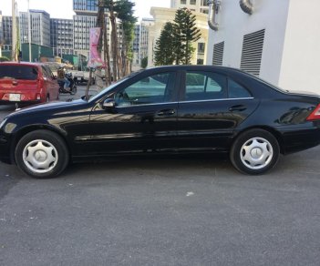 Mercedes-Benz C class C180 2003 - Cần bán lại xe Mercedes-Benz C class năm 2003 màu đen, giá 195 triệu