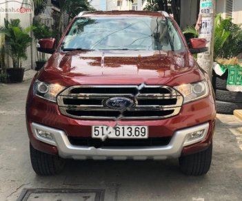 Ford Everest Trend 2016 - Gia đình bán Ford Everest Trend 2016, màu đỏ, xe nhập