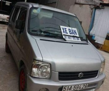 Suzuki Wagon R 2005 - Cần bán gấp Suzuki Wagon R sản xuất năm 2005, màu bạc, giá chỉ 112 triệu