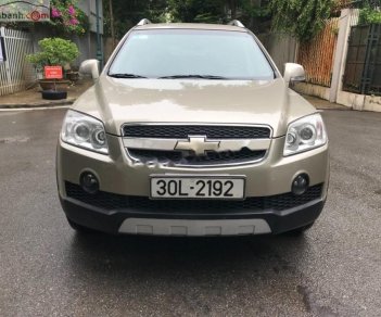 Chevrolet Captiva LT 2008 - Chính chủ bán Chevrolet Captiva LT đời 2008, màu vàng cát