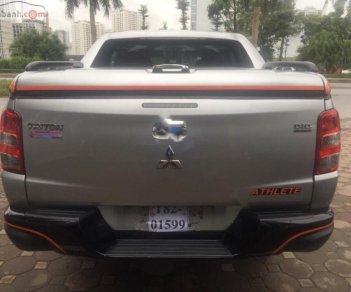 Mitsubishi Triton 4x4 AT 2015 - Bán xe Mitsubishi Triton 4x4 AT sản xuất 2015, màu bạc, nhập khẩu  