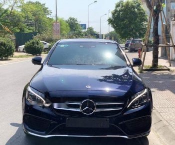 Mercedes-Benz C class   C300 AMG   2017 - Bán C300 AMG 2018 chạy chỉ có 800 km, màu xanh, nội thất đỏ