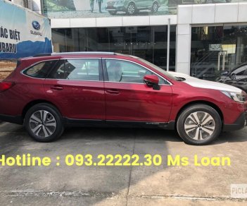 Subaru Outback 2.5 2018 - Bán nhanh Subaru Outback 2018 Eyesight màu đỏ đô, gồm nhiều quà tặng hấp dẫn, gọi 093.22222.30 Ms Loan