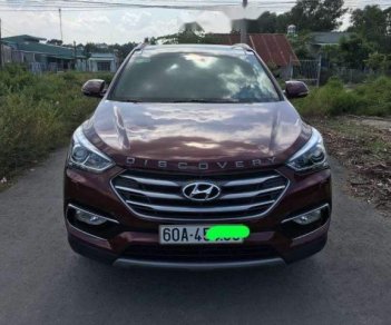 Hyundai Santa Fe 2018 - Bán Hyundai Santa Fe 2018, màu đỏ xe gia đình