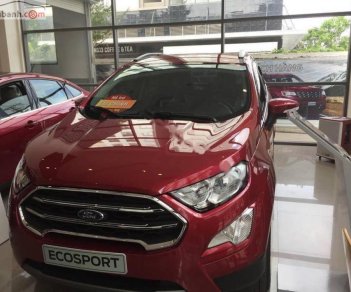 Ford EcoSport Titanium 1.5L AT 2018 - Bán xe Ford EcoSport Titanium 1.5L AT sản xuất năm 2018, màu đỏ 