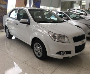 Chevrolet Aveo LTZ 2018 - Bán Chevrolet Aveo LTZ đời 2018, màu trắng giá 415tr