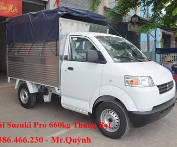 Suzuki Carry 2017 - Xe tải Suzuki - bán xe tải Suzuki Pro 660kg thùng bạt, gía rẻ