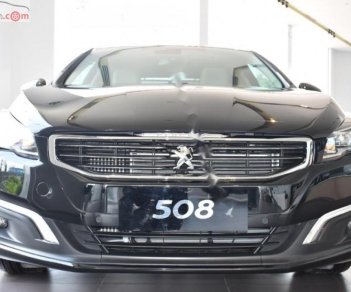 Peugeot 508 1.6 AT 2015 - Bán xe Peugeot 508 1.6 AT năm 2015, màu đen, nhập khẩu nguyên chiếc