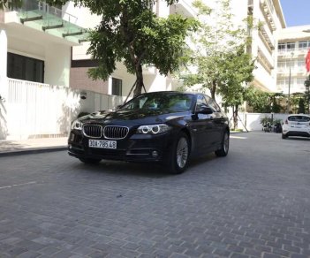 BMW 5 Series 520i 2015 - Bán BMW 520i đen, nội thất kem 2015