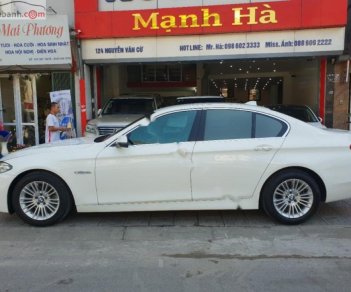 BMW 5 Series 520i 2014 - Bán ô tô BMW 5 Series 520i năm 2014, màu trắng số tự động