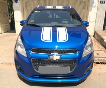 Chevrolet Spark LTZ 2015 - Cần bán xe Chevrolet Spark LTZ 2015 tự động, màu xanh dương