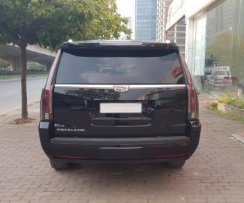 Cadillac Escalade 2015 - Bán Cadilac Escalede ESV Premium sản xuất 2015 màu đen, nội thất nâu đỏ