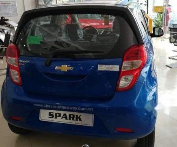 Chevrolet Spark   LS  2018 - Bán xe Chevrolet Spark LS 2018, màu xanh, giá 299tr