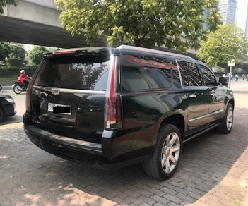 Cadillac Escalade Escalede 2015 - Bán ô tô Cadillac Escalade Escalede đời 2016, đăng ký 2017 màu đen, nội thất nâu