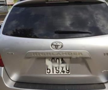 Toyota Highlander   2007 - Cần bán Toyota Highlander 2007, màu bạc, nhập khẩu, 715 triệu 