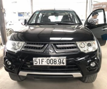 Mitsubishi Pajero Sport 2.5MT 2014 - Bán Mitsubishi Pajero Sport 2.5MT, màu đen Vip, số sàn, máy dầu, sản xuất 2014, biển Sài Gòn, đi đúng 53000km