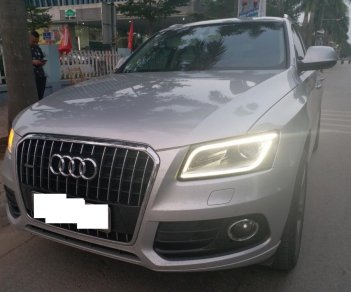 Audi Q5 2.0 Quattro 2013 - Bán Audi Q5 2.0T Quattro màu bạc/ kem, model 2014 nhập khẩu Đức, biển Hà Nội