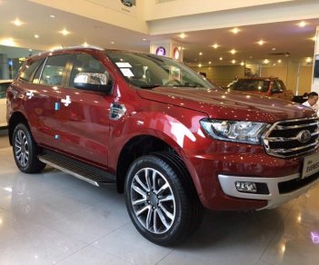 Ford Everest Titanium 2.0L AT 2018 - Cần bán Ford Everest Tita 2.0Bi, Trend AT, 2018, màu đỏ, nhập khẩu. Giảm giá kịch sàn T11, tặng phụ hấp dẫn