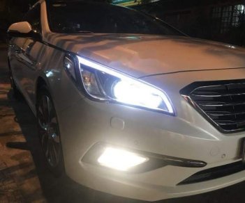 Hyundai Sonata 2015 - Bán xe cũ Hyundai Sonata 2015, màu trắng, nhập khẩu nguyên chiếc