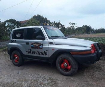 Ssangyong Korando 2001 - Bán xe Ssangyong Korando năm sản xuất 2001, màu bạc, giá chỉ 119 triệu