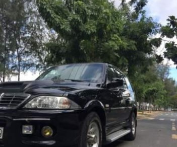 Ssangyong Musso   2003 - Cần bán Ssangyong Musso 2003, màu đen, 155tr