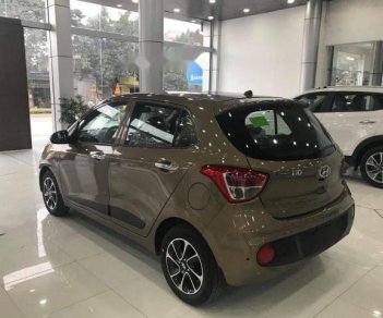 Hyundai Grand i10   2018 - Bán xe Hyundai Grand i10 sản xuất năm 2018, màu nâu giá cạnh tranh