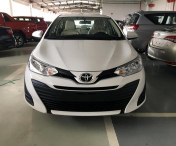 Toyota Vios E 2018 - Cần bán xe Toyota Vios E đời 2018, màu trắng giá 516 triệu, đưa trước 140 triệu nhận xe ngay