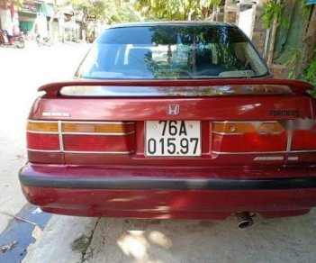 Honda Accord   1990 - Bán xe Honda Accord sản xuất 1990, màu đỏ, nhập khẩu