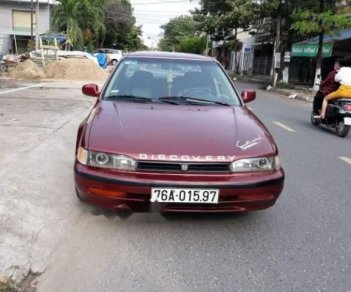 Honda Accord   1990 - Bán xe Honda Accord sản xuất 1990, màu đỏ, nhập khẩu