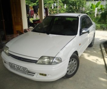 Ford Laser LX 1.6 MT 2000 - Bán Ford Laser LX 1.6 MT đời 2000, màu trắng xe gia đình, giá tốt