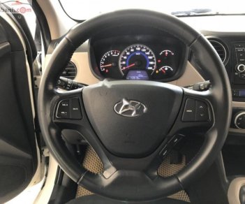 Hyundai Grand i10  1.2 MT 2015 - Cần bán xe Hyundai Grand i10 1.2 MT năm 2015, màu trắng, nhập khẩu, giá tốt