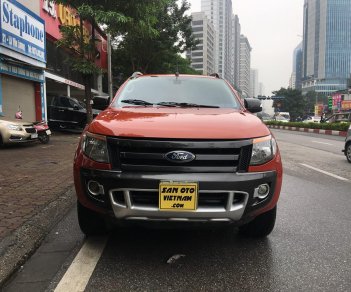 Ford Ranger Wildtrak 3.2 AT 4x4  2015 - Cần bán Ford Ranger Wildtrak 3.2 AT 4x4 2015, màu cam, xe nhập